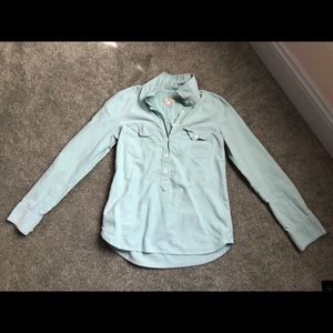 J. Crew green long sleeve